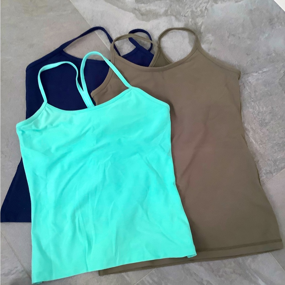 Lululemon Y back tank tops (lot of 3)